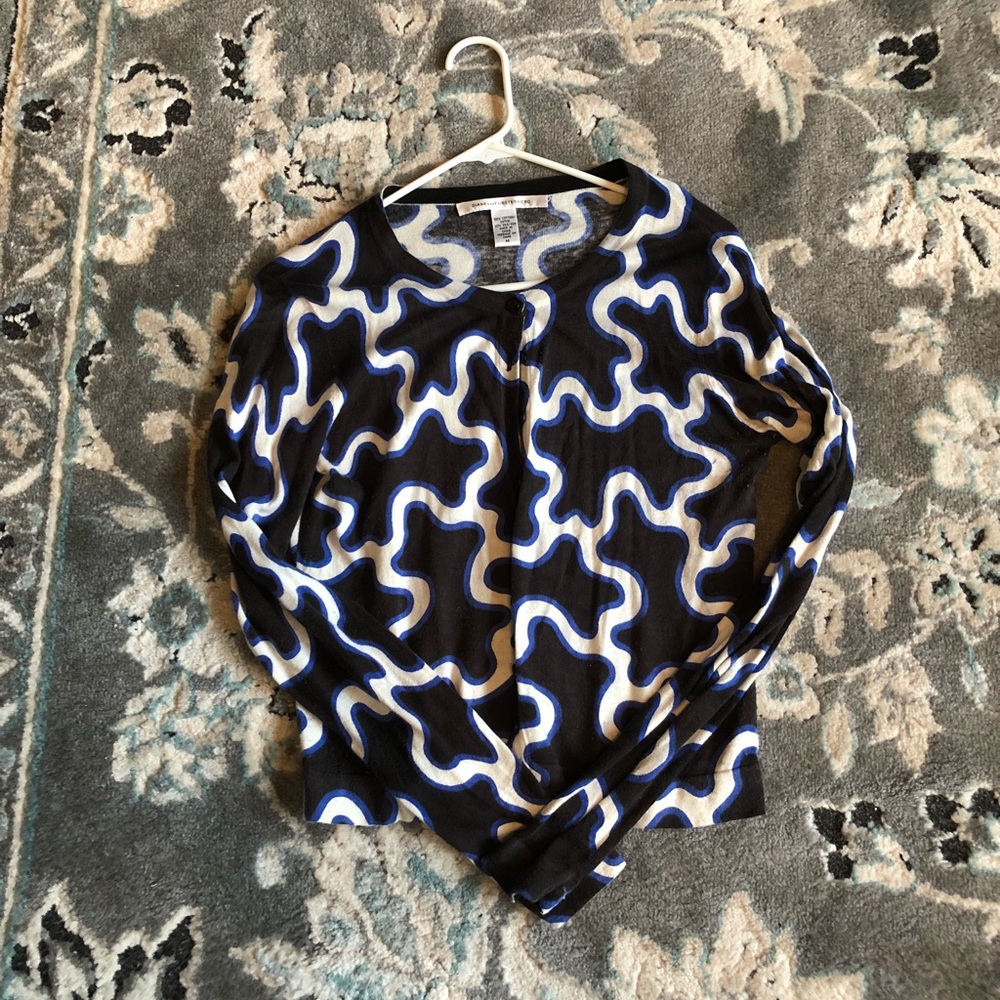 Dvf patterned sweater